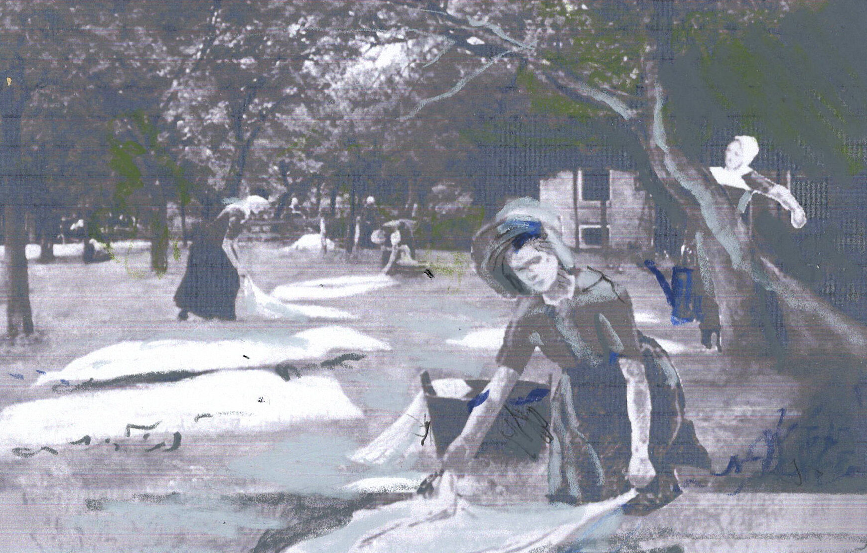 Wäscherin in Botnang